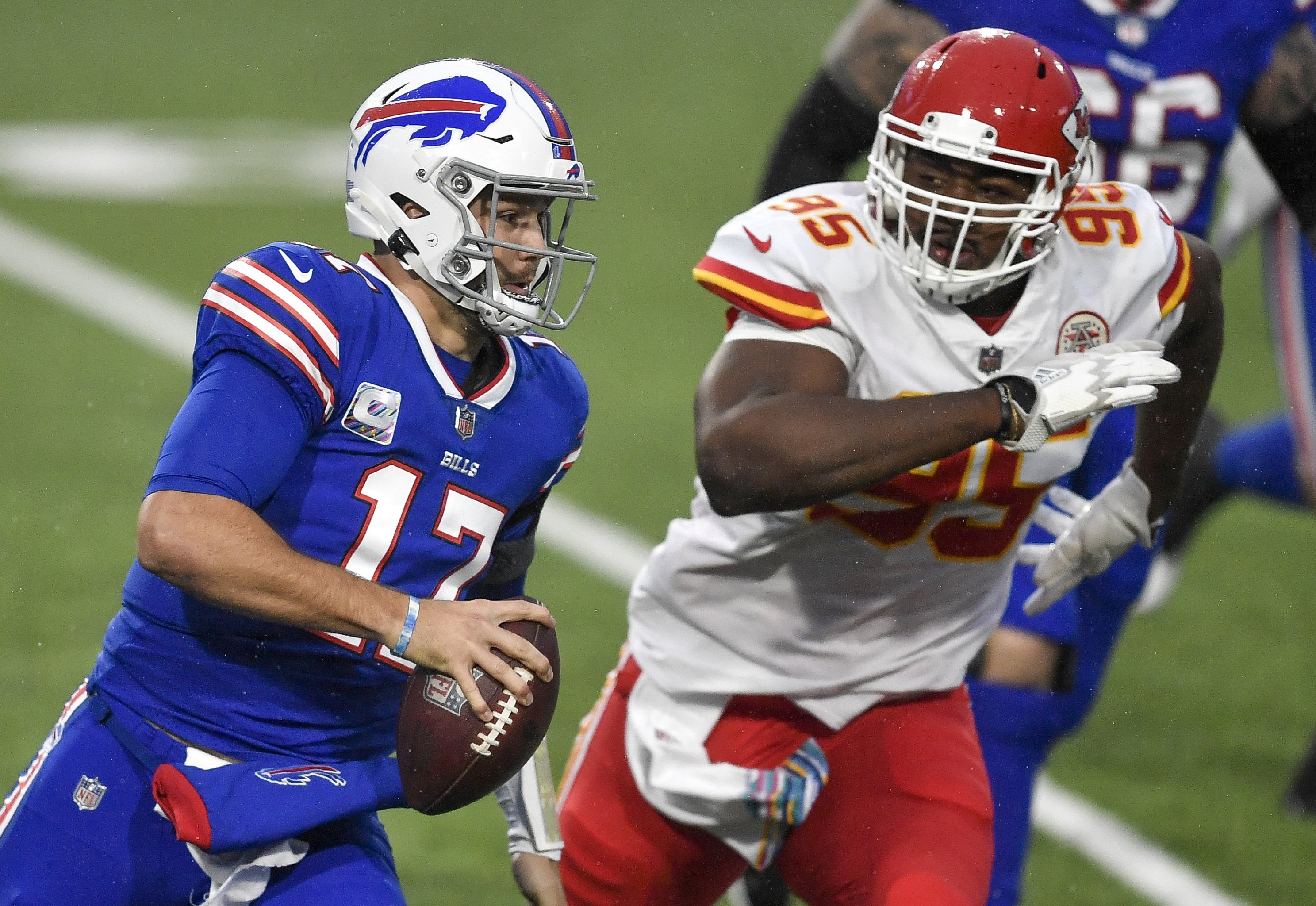 Chiefs' Patrick Mahomes says rivalry with Josh Allen has 'long way