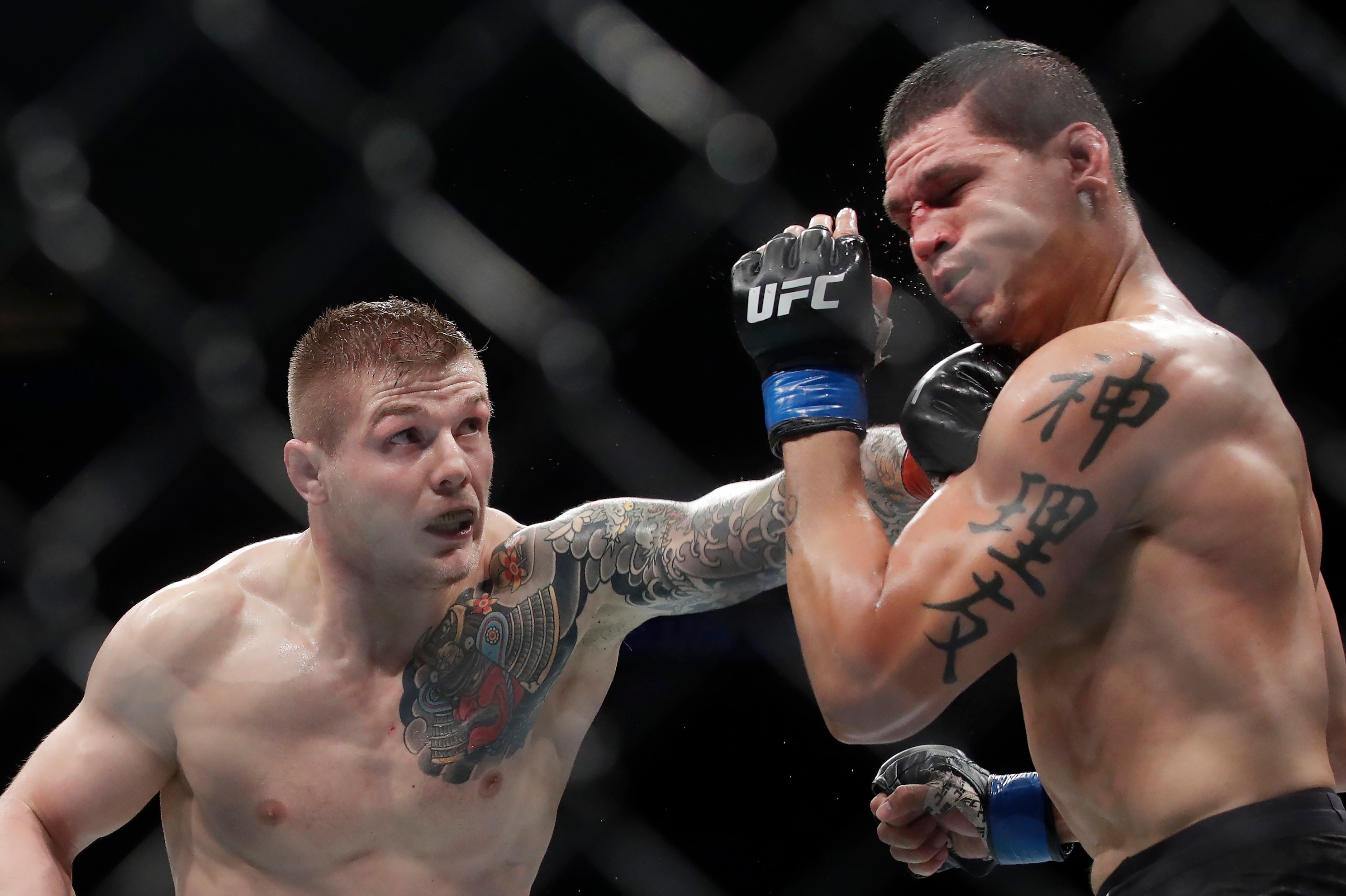 pics Ufc Marvin Vettori Tattoo tgifighting israel adesanya on wolf
