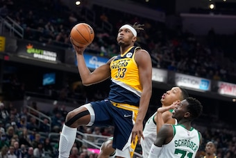 Does the CJ McCollum deal impact the market for Pacers center Myles Turner?