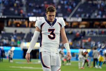 Denver Broncos quarterback Drew Lock