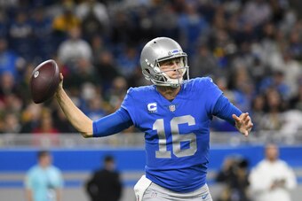 Quarterback Jared Goff