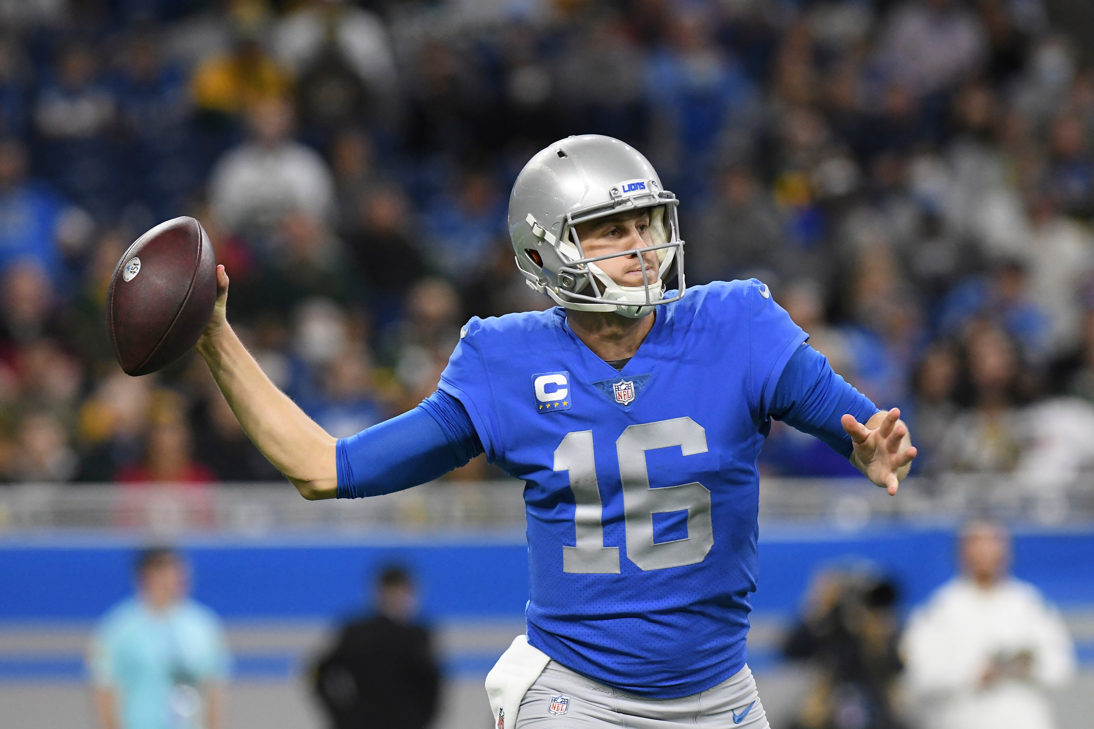 Quarterback Jared Goff