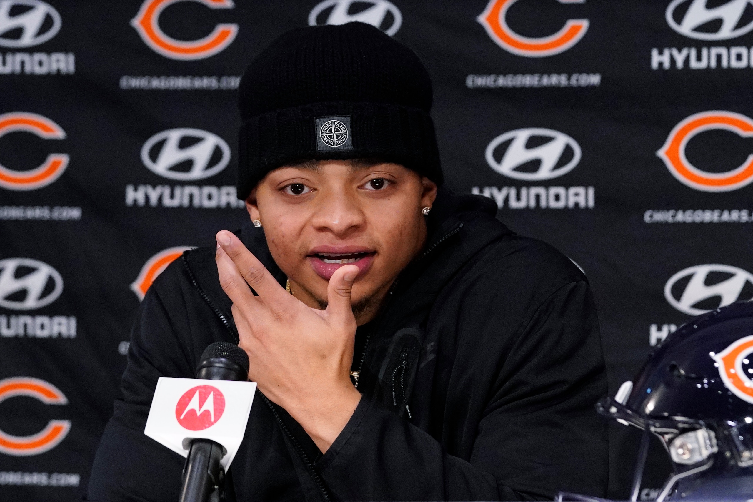 Chicago Bears quarterback Justin Fields