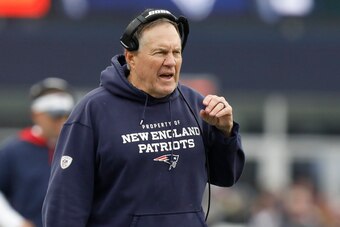 Patriots head coach Bill Belichick
