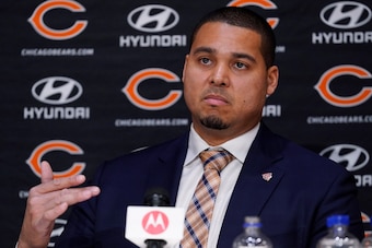 Bears general manager Ryan Poles