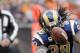 CLEVELAND, OH - NOVEMBER 13: Running back Steven Jackson #39 of the St. Louis Rams fumbles during the third quarter against the Cleveland Browns at Cleveland Browns Stadium on November 13, 2011 in Cleveland, Ohio. The Rams defeated the Browns 13-12. (Photo by Jason Miller/Getty Images)