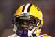 OXFORD, MS - NOVEMBER 19: Morris Claiborne #17 of the LSU Tigers looks on against the Ole Miss Rebels on November 19, 2011 at Vaught-Hemingway Stadium in Oxford, Mississippi. LSU beat Mississippi 52-3. (Photo by Joe Murphy/Getty Images)
