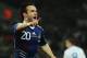 LONDON, ENGLAND - NOVEMBER 17: Mathieu Valbuena of France celebrates as he scores their second goal during the international friendly match between England and France at Wembley Stadium on November 17, 2010 in London, England. (Photo by Laurence Griffiths/Getty Images)