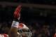 NEW ORLEANS, LA - JANUARY 09: Trent Richardson #3 of the Alabama Crimson Tide celebrates after scoring a touchdown in the fourth quarter against the Louisiana State University Tigers during the 2012 Allstate BCS National Championship Game at Mercedes-Benz Superdome on January 9, 2012 in New Orleans, Louisiana. (Photo by Ronald Martinez/Getty Images)