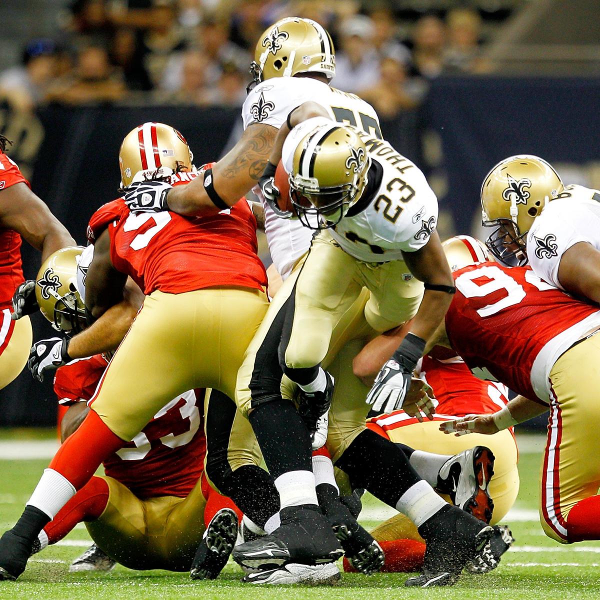 San Francisco 49ers vs. New Orleans Saints Injury Reports and