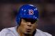 SAN DIEGO, CA - SEPTEMBER 26: Carlos Pena #22 of the Chicago Cubs runs the bases during the fifth inning of the game against the San Diego Padres at Petco Park on September 26, 2011 in San Diego, California. (Photo by Kent C. Horner/Getty Images)