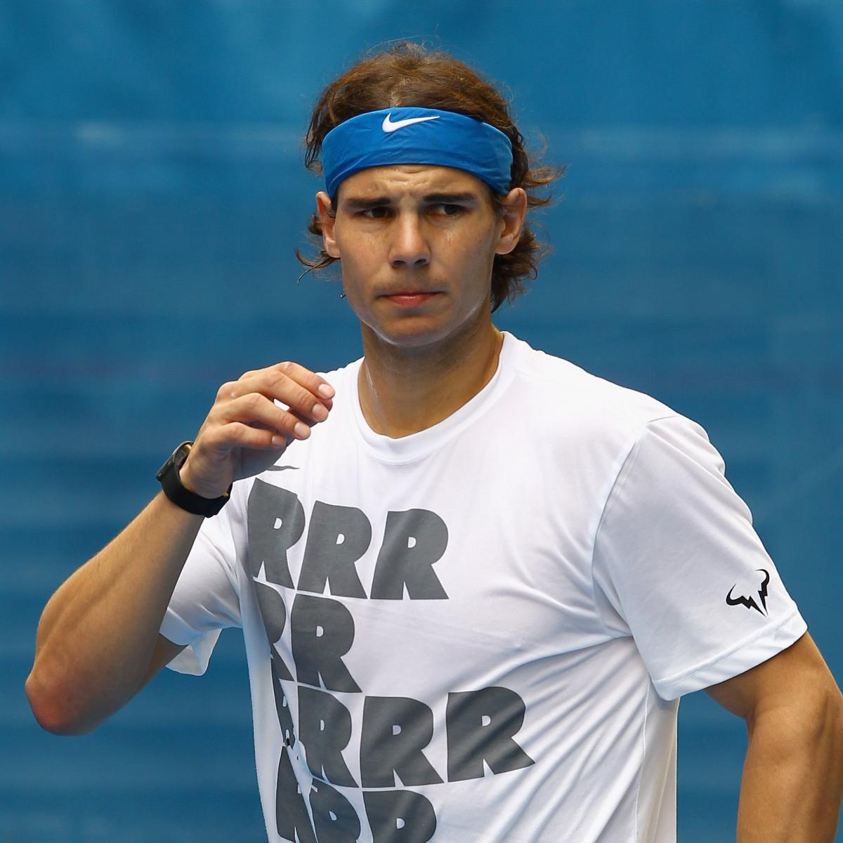 Красная майка Rafael Nadal