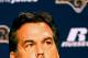 EARTH CITY, MO - JANUARY 17: New head coach Jeff Fisher of the St. Louis Rams addresses the media during a press conference at the Russell Training Center on January 17, 2012 in Earth City, Missouri. (Photo by Dilip Vishwanat/Getty Images)