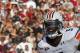 COLUMBIA, SC - OCTOBER 01: Michael Dyer #5 of the Auburn Tigers celebrates after a touchdown against the South Carolina Gamecocks during their game at Williams-Brice Stadium on October 1, 2011 in Columbia, South Carolina. (Photo by Streeter Lecka/Getty Images)