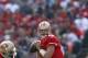 SAN FRANCISCO, CA - NOVEMBER 13: Alex Smith #11 of the San Francisco 49ers drops back to pass the ball against the New York Giants at Candlestick Park on November 13, 2011 in San Francisco, California. (Photo by Ezra Shaw/Getty Images)