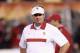 TEMPE, AZ - DECEMBER 30: Head coach Bob Stoops of the Oklahoma Sooners walks amoung his team during warm ups the Insight Bowl against the Iowa Hawkeyes at Sun Devil Stadium on December 30, 2011 in Tempe, Arizona. The Sooners defeated the Hawkeyes 31-14. (Photo by Christian Petersen/Getty Images)