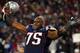 FOXBORO, MA - JANUARY 22: Vince Wilfork #75 of the New England Patriots celebrates after defeating the Baltimore Ravens in the AFC Championship Game at Gillette Stadium on January 22, 2012 in Foxboro, Massachusetts. The New England Patriots defeated the Baltimore Ravens 20-23. (Photo by Al Bello/Getty Images)