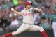 SEATTLE - JUNE 17: Starting pitcher Roy Oswalt #44 of the Philadelphia Phillies throws against the Seattle Mariners at Safeco Field on June 17, 2011 in Seattle, Washington. (Photo by Otto Greule Jr/Getty Images)