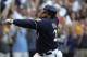 MILWAUKEE, WI - OCTOBER 09: Prince Fielder #28 of the Milwaukee Brewers celebrates after he hit a 2-run home run in the bottom of the fifth inning against the St. Louis Cardinals during Game one of the National League Championship Series at Miller Park on October 9, 2011 in Milwaukee, Wisconsin. (Photo by Jonathan Daniel/Getty Images)