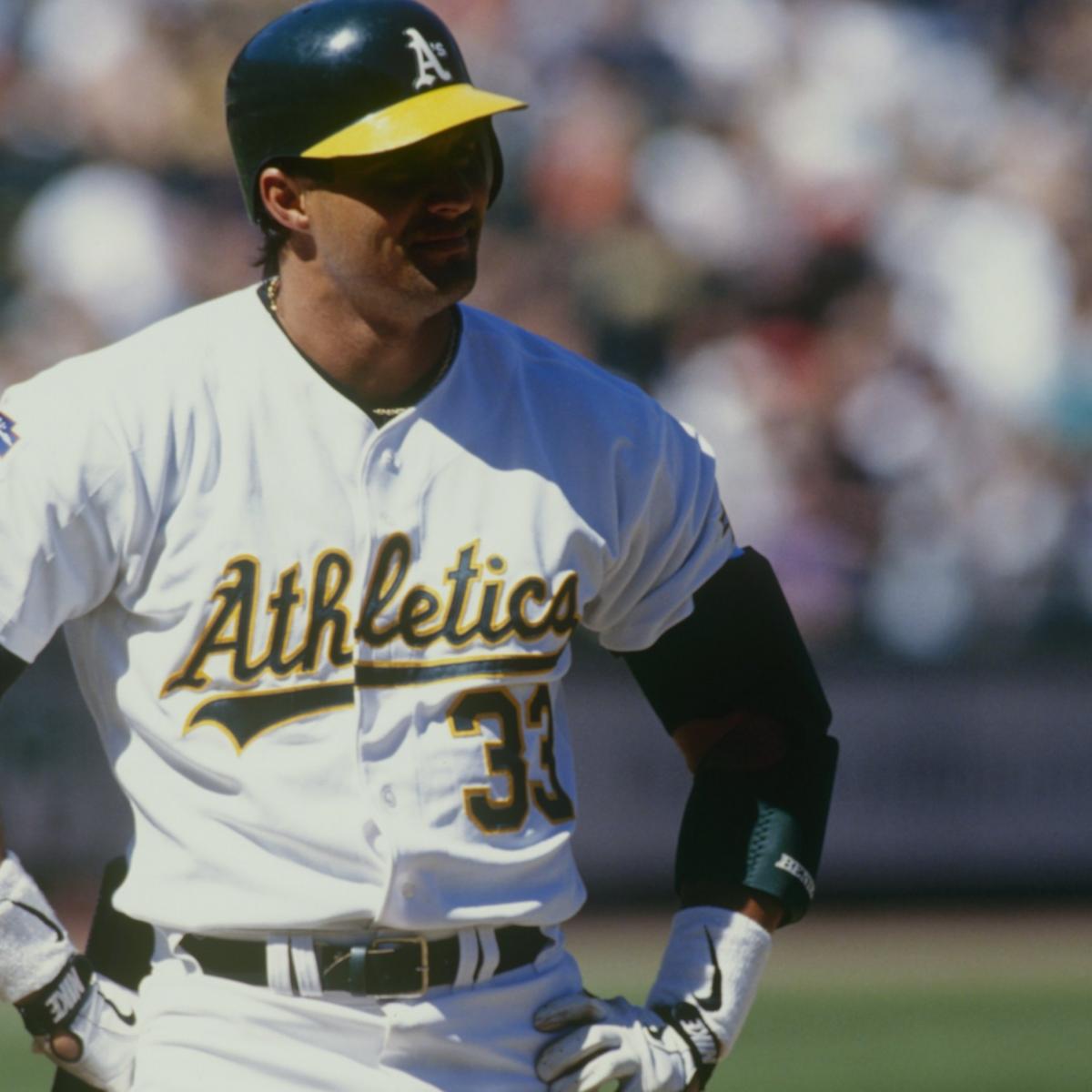 Majestic 1989 Oakland A's Athletics JOSE CANSECO World Series