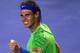 MELBOURNE, AUSTRALIA - JANUARY 26: Rafael Nadal of Spain celebrates winning his semifinal match against Roger Federer of Switzerland during day eleven of the 2012 Australian Open at Melbourne Park on January 26, 2012 in Melbourne, Australia. (Photo by Scott Barbour/Getty Images)