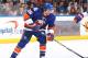 UNIONDALE, NY - JANUARY 10: Matt Moulson #26 of the New York Islanders in action against the Detroit Red Wings during their game on January10, 2012 at the Nassau Coliseum in Uniondale, New York. (Photo by Al Bello/Getty Images)
