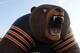 LONDON, ENGLAND - OCTOBER 22: A general view of fans posing for a picture in front of a blow up of the Chicago Bears during the NFL Fan Rally at Trafalgar Square on October 22, 2011 in London, England. (Photo by Streeter Lecka/Getty Images)