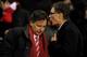 Boston Red Sox owners, Tom Werner and John Herny, at a Liverpool Football Club mathc