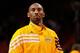 MIAMI, FL - JANUARY 19: Kobe Bryant #24 of the Los Angeles Lakers looks on during a game against the Miami Heat at American Airlines Arena on January 19, 2012 in Miami, Florida. NOTE TO USER: User expressly acknowledges and agrees that, by downloading and/or using this Photograph, User is consenting to the terms and conditions of the Getty Images License Agreement. (Photo by Mike Ehrmann/Getty Images)