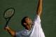 12 Sep 1998: Pete Sampras of the USA serves during the US Open at Flushing Meadow in New York. \ Mandatory Credit: Al Bello /Allsport