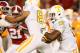 TUSCALOOSA, AL - OCTOBER 22: Tauren Poole #28 of the Tennessee Volunteers rushes upfield against the Alabama Crimson Tide at Bryant-Denny Stadium on October 22, 2011 in Tuscaloosa, Alabama. (Photo by Kevin C. Cox/Getty Images)