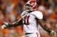 AUBURN, AL - NOVEMBER 26: Courtney Upshaw #41 of the Alabama Crimson Tide reacts after a defensive stop against the Auburn Tigers at Jordan-Hare Stadium on November 26, 2011 in Auburn, Alabama. (Photo by Kevin C. Cox/Getty Images)