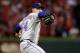 ST LOUIS, MO - OCTOBER 28: Matt Harrison #54 of the Texas Rangers pitches in the fourth inning during Game Seven of the MLB World Series against the St. Louis Cardinals at Busch Stadium on October 28, 2011 in St Louis, Missouri. (Photo by Ezra Shaw/Getty Images)