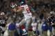 FOXBORO, MA - NOVEMBER 6: Jake Ballard #85 of the New York Giants catches a pass in the second half against the New England Patriots at Gillette Stadium on November 6, 2011 in Foxboro, Massachusetts. The Giants won 24-20. (Photo by Jim Rogash/Getty Images)