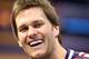 INDIANAPOLIS, IN - JANUARY 31: Tom Brady #12 of the New England Patriotsanswers questions from the media during Media Day ahead of Super Bowl XLVI against the New York Giants at Lucas Oil Stadium on January 31, 2012 in Indianapolis, Indiana. (Photo by Andy Lyons/Getty Images)