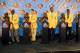 CANTON, OH - AUGUST 6: The 2011 enshrinement class with their busts at the Enshrinement Ceremony for the Pro Football Hall of Fame on August 6, 2011 in Canton, Ohio. (Photo by Jason Miller/Getty Images)