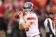 SAN FRANCISCO, CA - JANUARY 22: Eli Manning #10 of the New York Giants warms up against the San Francisco 49ers during the NFC Championship Game at Candlestick Park on January 22, 2012 in San Francisco, California. (Photo by Ezra Shaw/Getty Images)