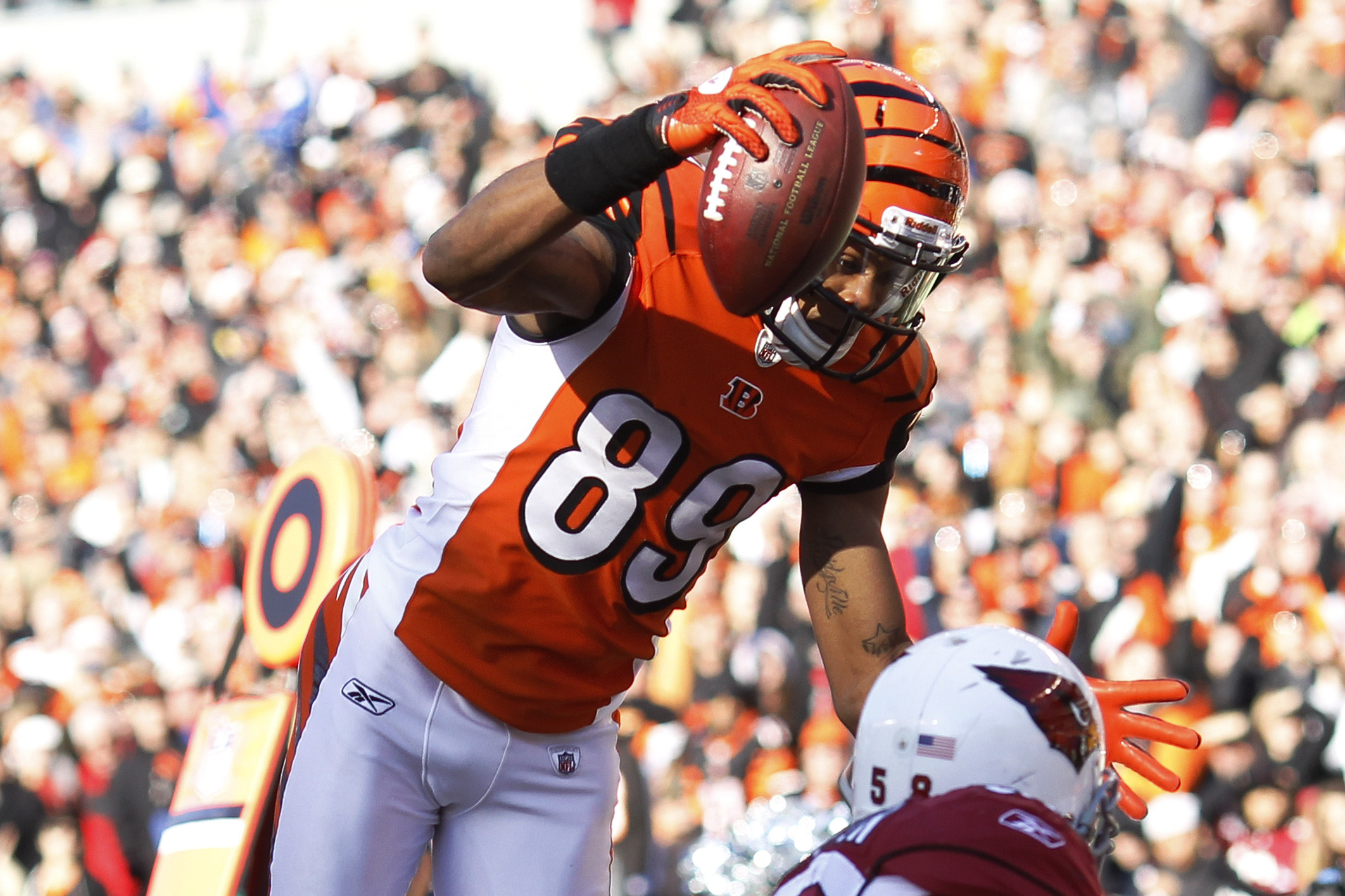 The No. 2 Bengals play in last 30 years: Jerome Simpson's flip