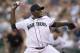 SEATTLE, WA - AUGUST 27: Michael Pineda #36 of the Seattle Mariners delivers a pitch during a game against the Chicago White Sox at Safeco Field on August 27, 2011 in Seattle, Washington. (Photo by Stephen Brashear/Getty Images)