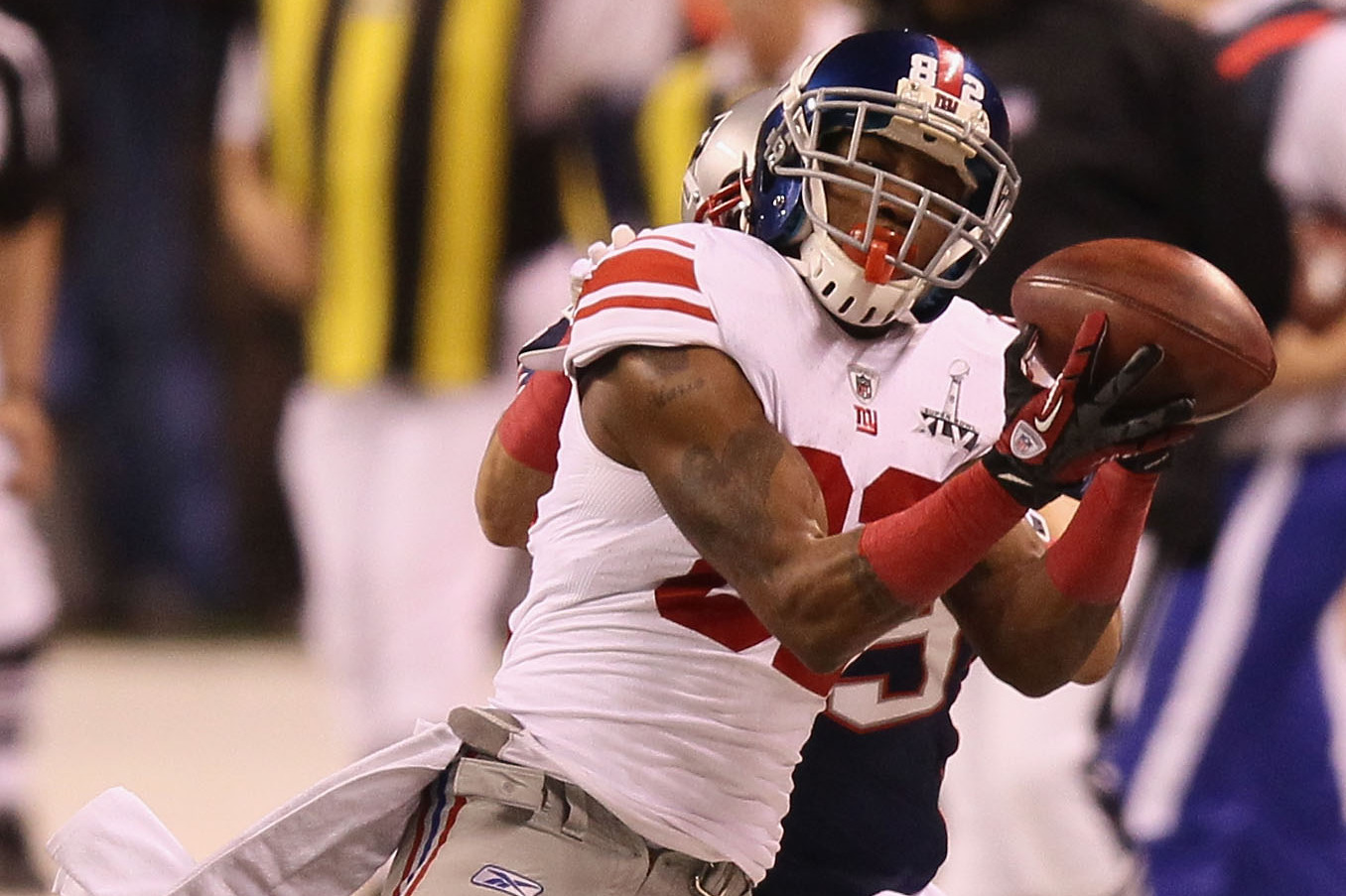 Mario Manningham, David Tyree vye for best New York Giants Super Bowl catch  