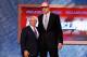 NEWARK, NJ - JUNE 23: Nikola Vucevic from USC greets NBA Commissioner David Stern after he was selected #16 overall by the Philadelphia 76ers in the first round during the 2011 NBA Draft at the Prudential Center on June 23, 2011 in Newark, New Jersey. NOTE TO USER: User expressly acknowledges and agrees that, by downloading and/or using this Photograph, user is consenting to the terms and conditions of the Getty Images License Agreement. (Photo by Mike Stobe/Getty Images)