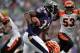BALTIMORE - NOVEMBER 20: Ricky Williams #34 of the Baltimore Ravens runs the ball against the Cincinnati Bengals at M&T Bank Stadium on November 20, 2011 in Baltimore, Maryland. The Ravens defeated the Bengals 31-24. (Photo by Larry French/Getty Images)