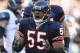 CHICAGO, IL - DECEMBER 18: Lance Briggs #55 of the Chicago Bears celebrates a defensive stop against the Seattle Seahawks at Soldier Field on December18, 2011 in Chicago, Illinois. The Seahawks defeated the Bears 38-14. (Photo by Jonathan Daniel/Getty Images)