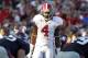 OXFORD, MS - OCTOBER 15: Defensive back Mark Barron #4 of the Alabama Crimson Tide lines up against Mississippi on October 15, 2011 at Vaught- Hemingway Stadium in Oxford, Mississippi. (Photo by Butch Dill/Getty Images)