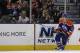EDMONTON, CANADA - NOVEMBER 30: Jordan Eberle #14 of the Edmonton Oilers celebrates his shootout goal against the Minnesota Wild at Rexall Place on November 30, 2011 in Edmonton, Canada. The Wild defeated the Oilers 3-2 in the shootout.(Photo by Bruce Bennett/Getty Images)