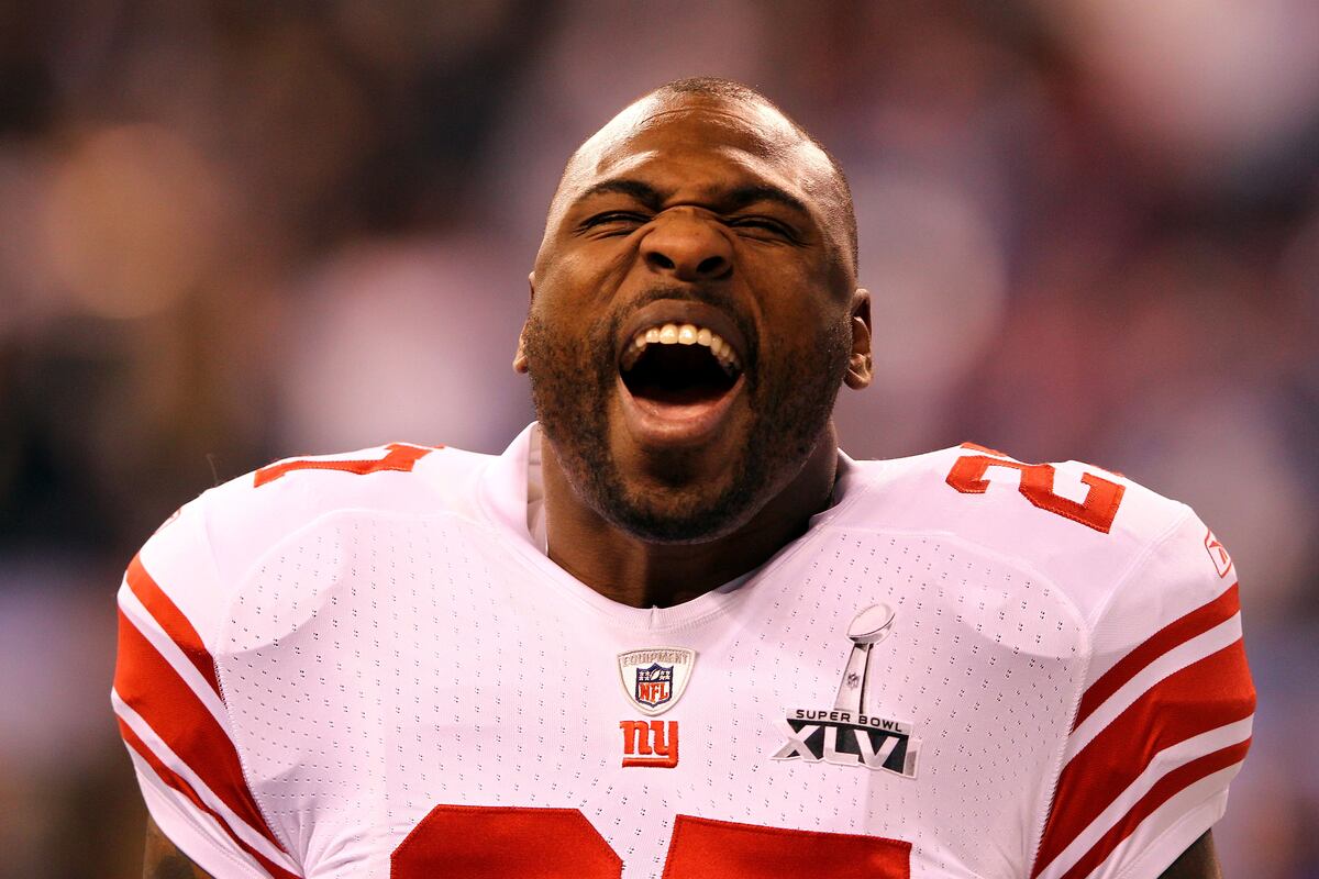 Super Bowl 2012: Brandon Jacobs on Gisele Bundchen ...