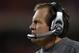 CINCINNATI - OCTOBER 01: Head coach Bill Belichick of the New England Patriots looks on during action against the Cincinnati Bengals during the NFL game on October 1, 2007 at Paul Brown Stadium in Cincinnati, Ohio. (Photo by Andy Lyons/Getty Images)