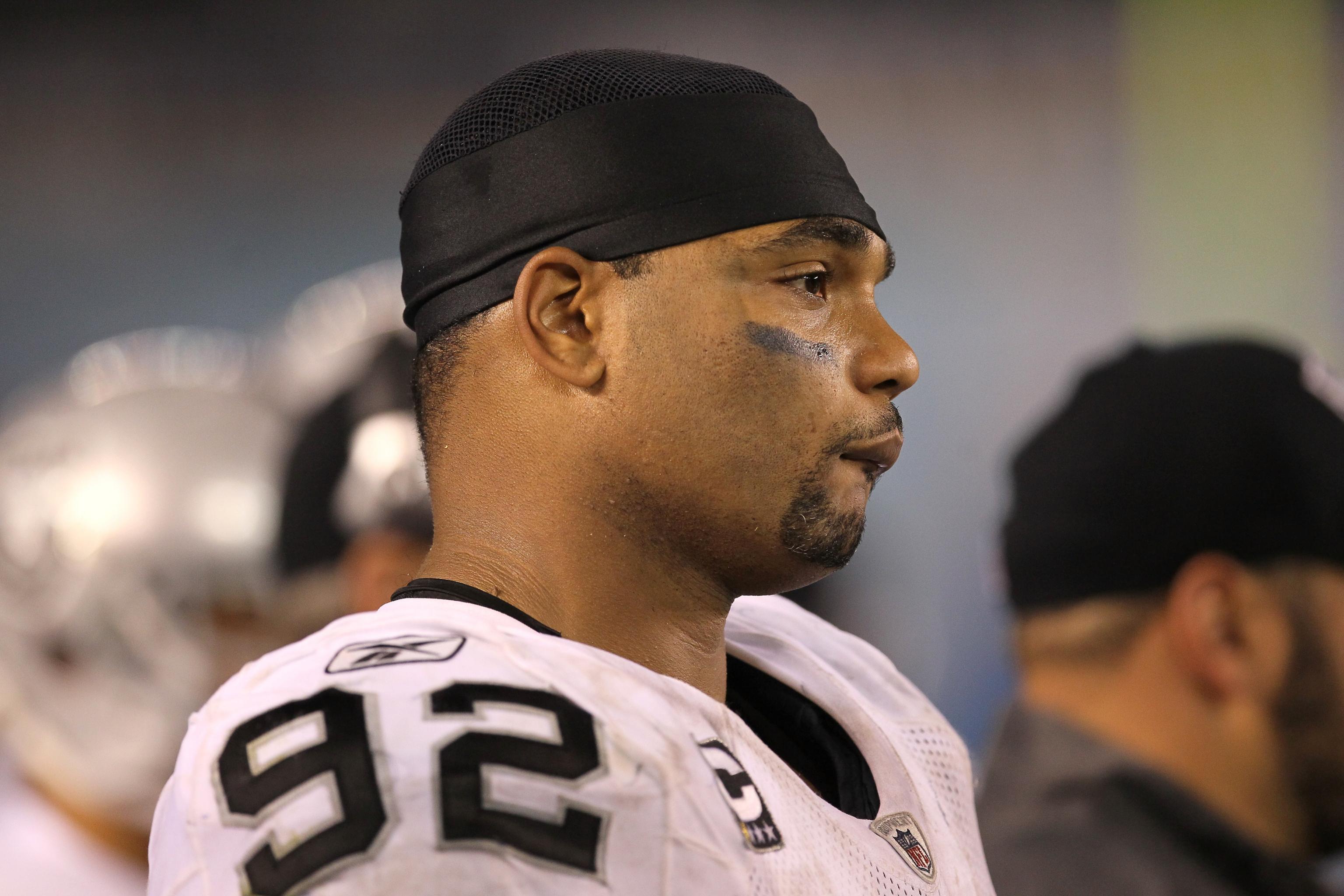 Lot Detail - RICHARD SEYMOUR 9/20/2009 OAKLAND RAIDERS THROWBACK