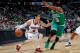 ATLANTA, GA - APRIL 01: Kirk Hinrich #6 of the Atlanta Hawks against Rajon Rondo #9 of the Boston Celtics at Philips Arena on April 1, 2011 in Atlanta, Georgia. NOTE TO USER: User expressly acknowledges and agrees that, by downloading and/or using this Photograph, user is consenting to the terms and conditions of the Getty Images License Agreement. (Photo by Kevin C. Cox/Getty Images)