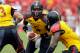COLLEGE PARK, MD - SEPTEMBER 24: Quarterback Danny O'Brien #5 of the Maryland Terrapins hands the ball off against the Temple Owls at Byrd Stadium on September 24, 2011 in College Park, Maryland. (Photo by Rob Carr/Getty Images)